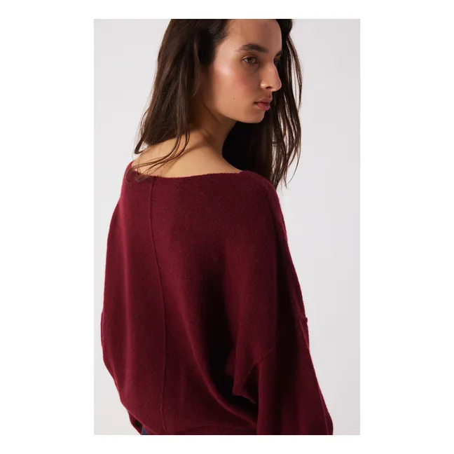 Pull Damsville Laine | Cerisier