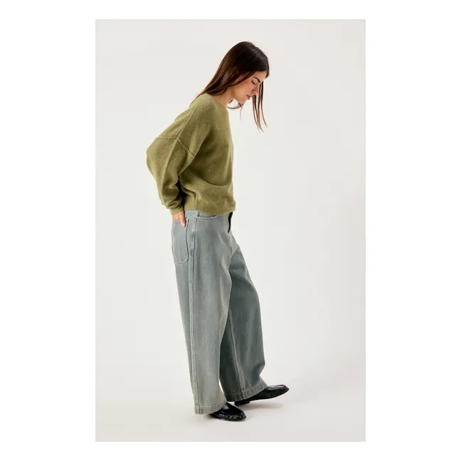 Pull Damsville Laine | Vert kaki