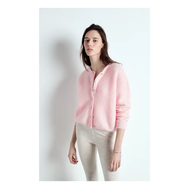 Gilet Vitow Alpaga | Rose bonbon