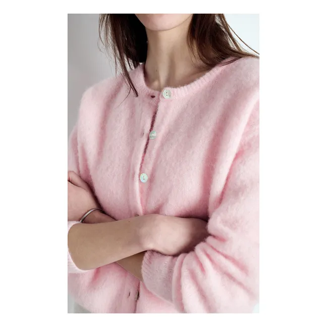 Gilet Vitow Alpaga | Rose bonbon