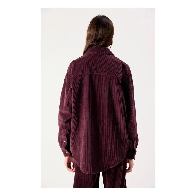 Chemise Padow Coton | Aubergine