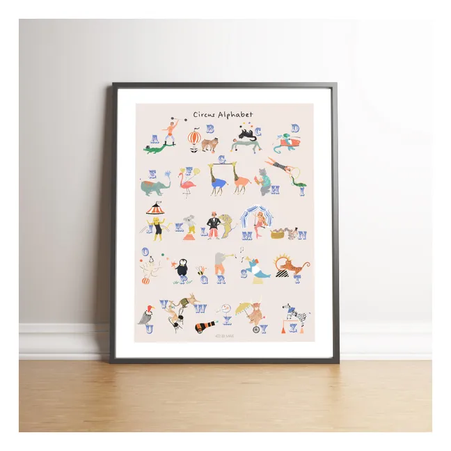 Affiche Circus Alphabet
