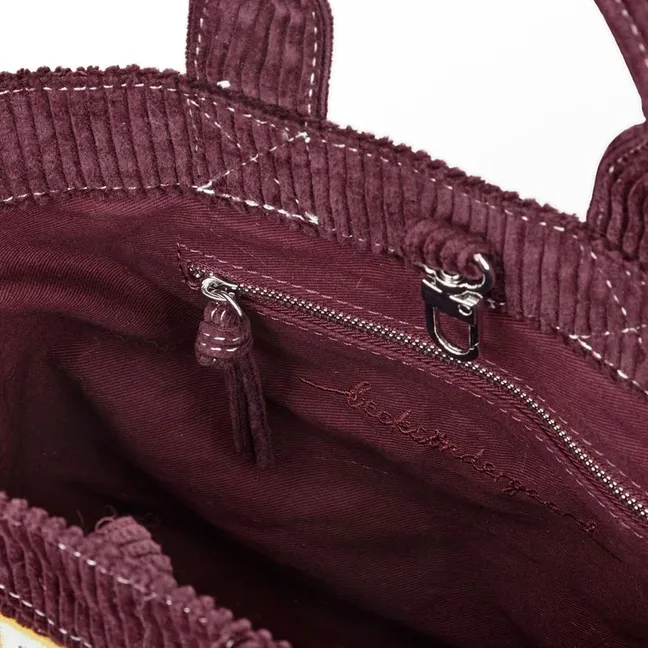 Sac Corduroy Coton | Marron