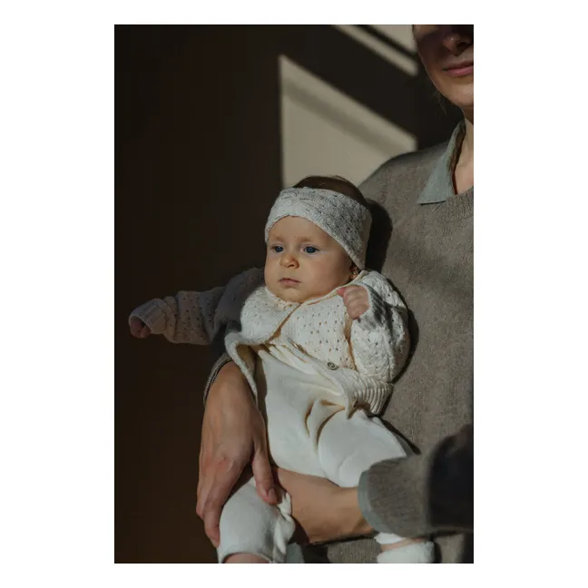 Nimes Merino Wool Cardigan | Ecru