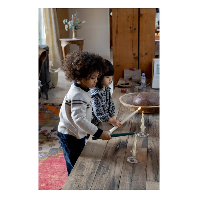 Pull Torino Laine Merinos | Blanc cassé