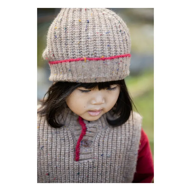 Athabasca Removable Wool Collar | Beige
