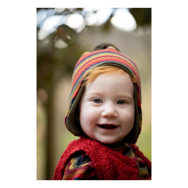 Bonnet Bienville Rayé | Kaki