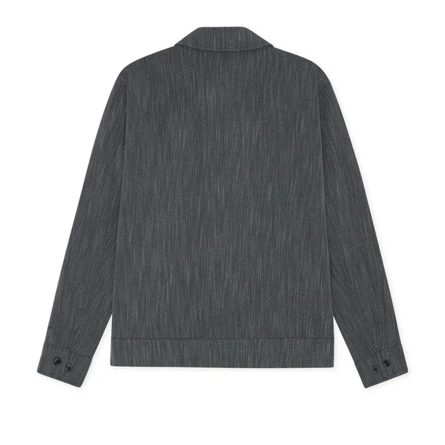 Veste Herringbone | Gris foncé