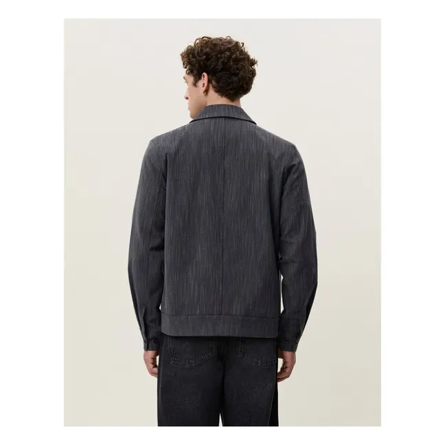 Veste Herringbone | Gris foncé
