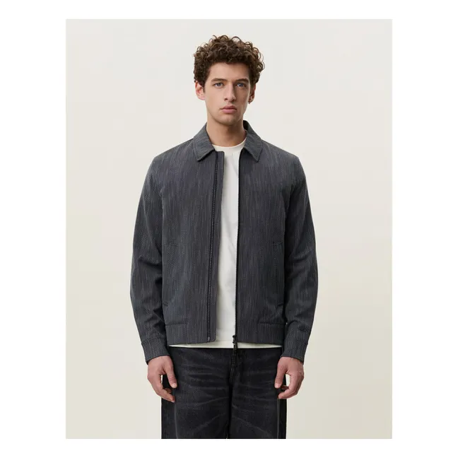 Veste Herringbone | Gris foncé