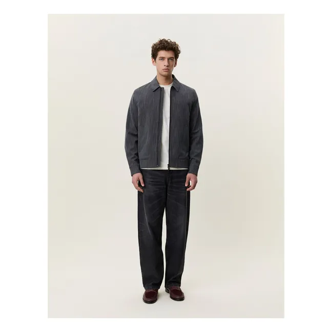 Veste Herringbone | Gris foncé
