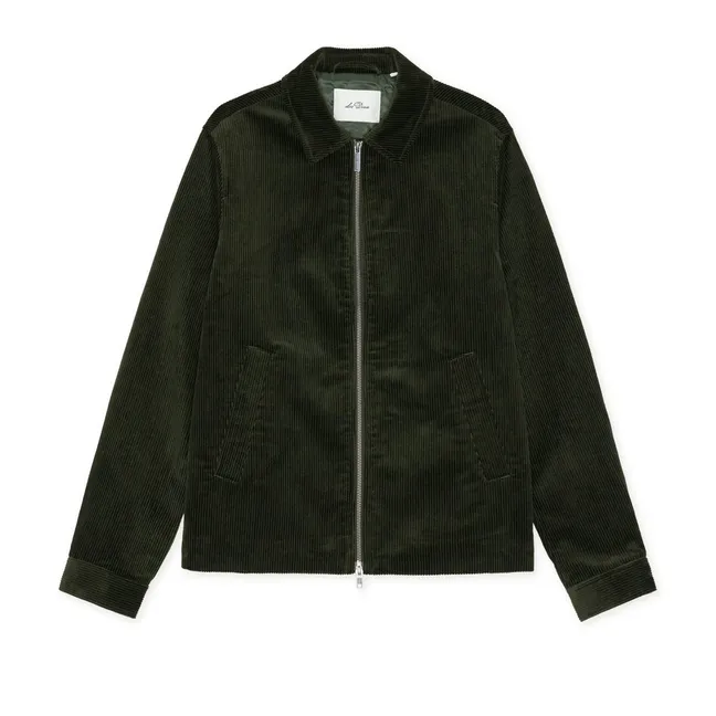 Veste Corduroy Coach | Vert foncé