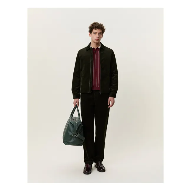 Veste Corduroy Coach | Vert foncé