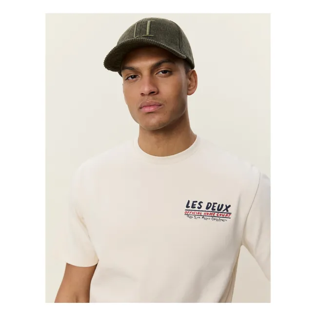 T-shirt Record Coton | Ivoire