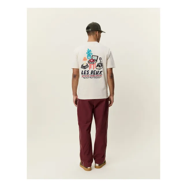 T-shirt Record Coton | Ivoire