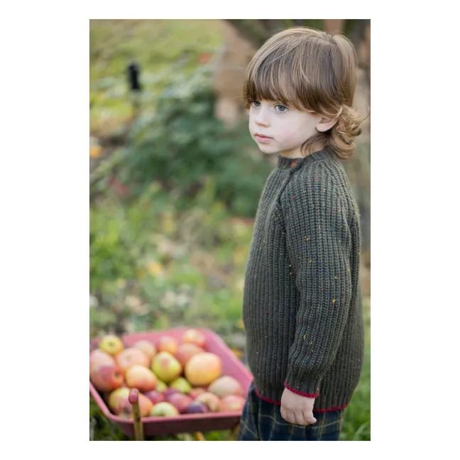 Pull Maligne Laine | Kaki