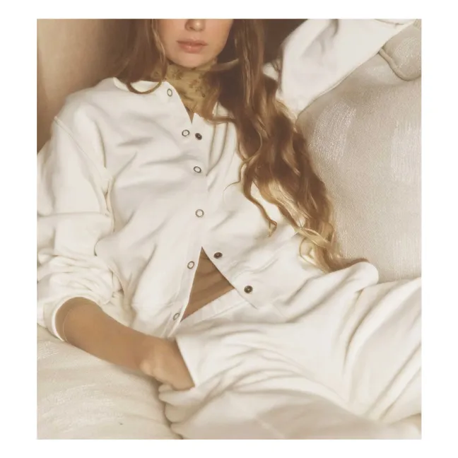 Cardigan Lanna Coton | Ecru