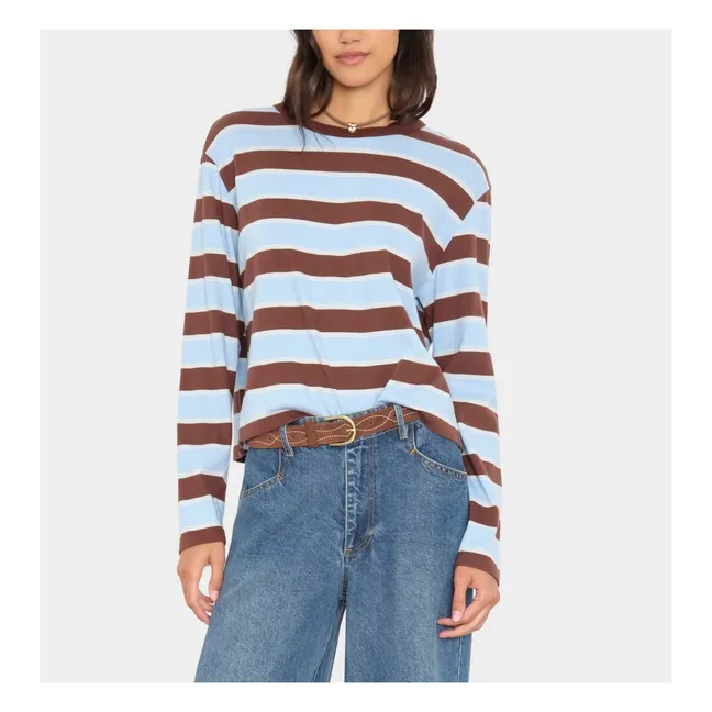 T-shirt Terrance Coton | Bleu