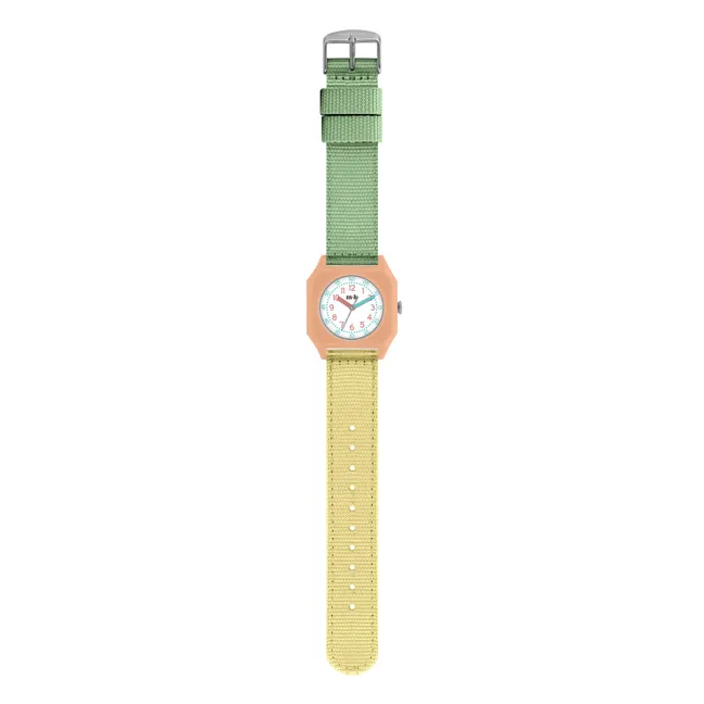 Montre Blue Watercolor | Jaune
