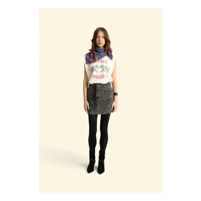 T-Shirt Alicia Lin et Coton | Ecru