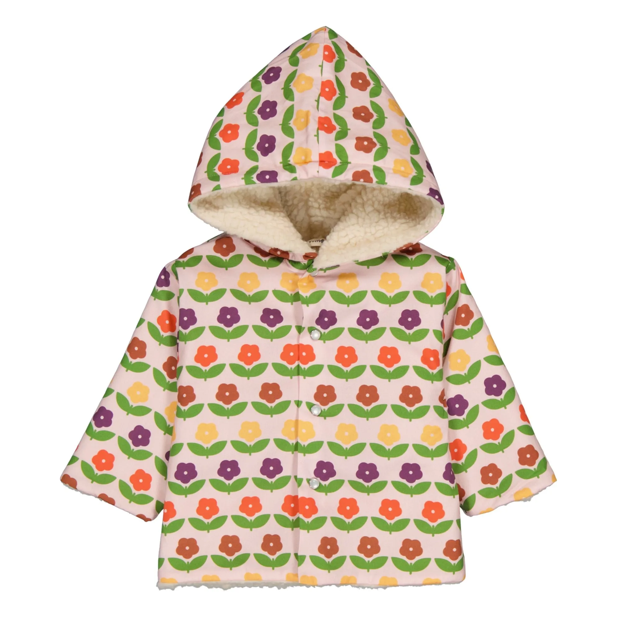Hello Simone Pale Pink Flore Coat