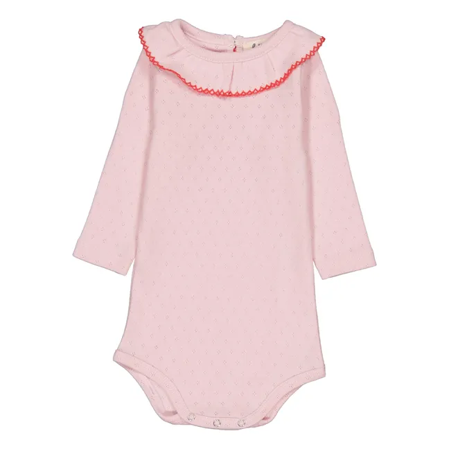 Body Pernille Pointelle Organic Cotton | Pale Pink
