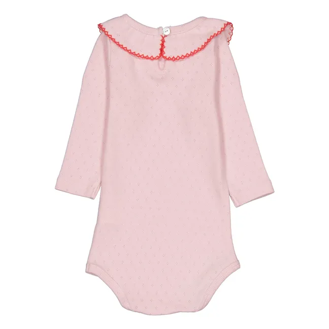 Body Pernille Pointelle Organic Cotton | Pale Pink