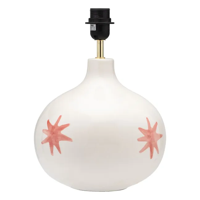 Base de lámpara Radiant Star | Blanco