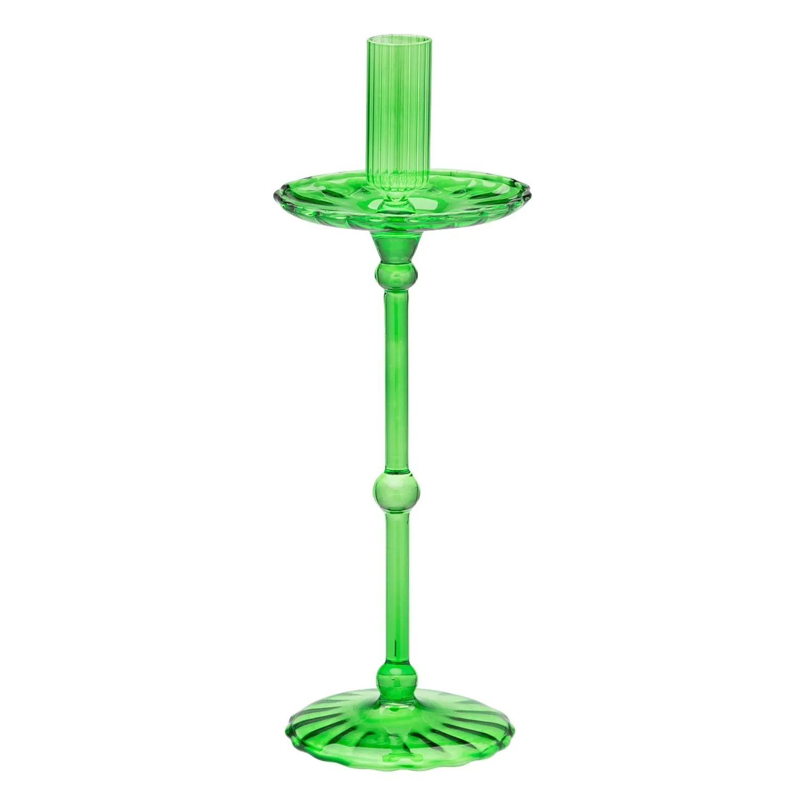 Anna + Nina Green Forest Carousel Candleholder