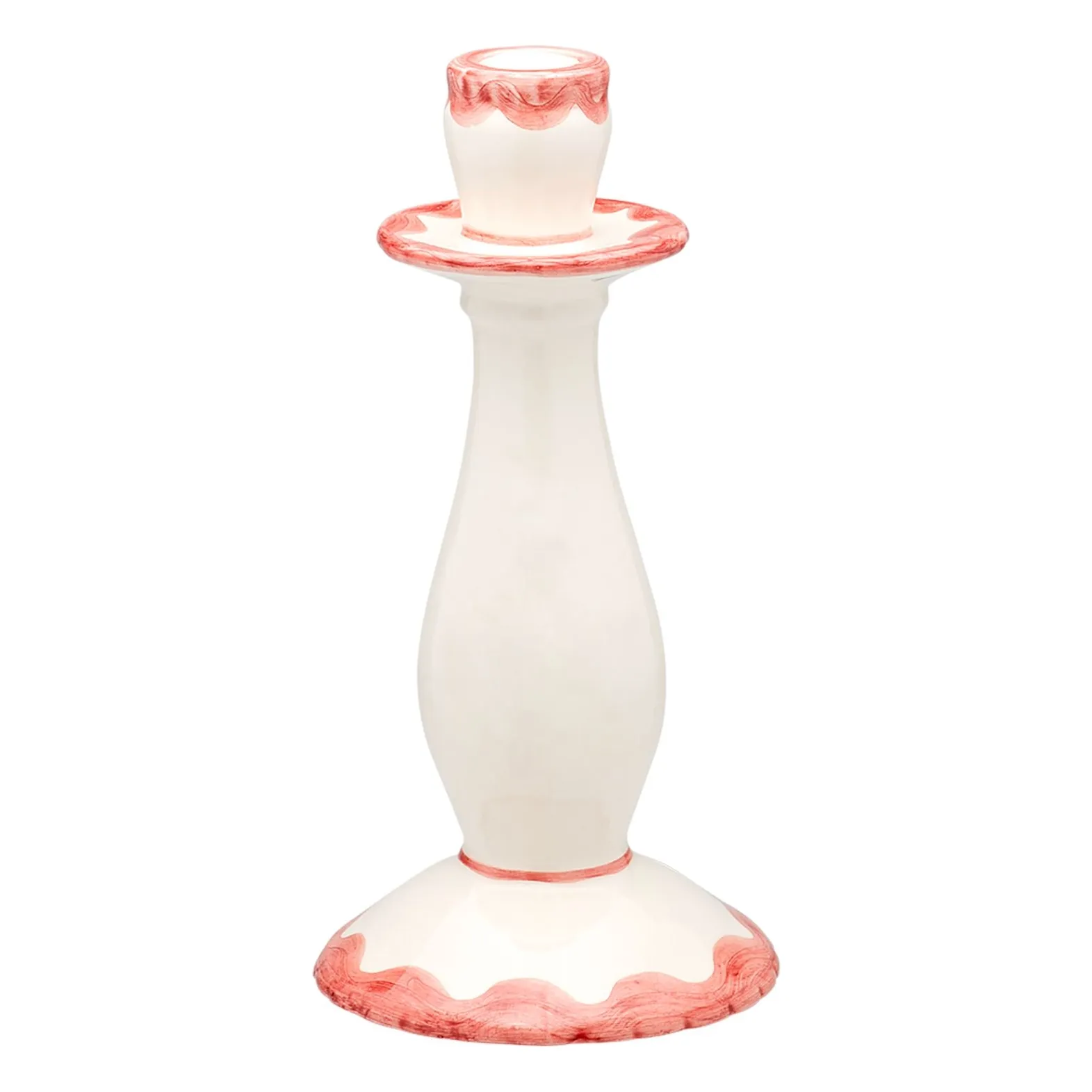 Anna + Nina White Radiant Candlestick