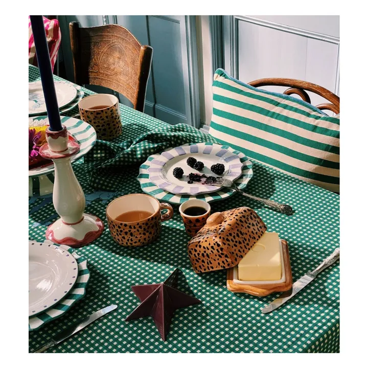 Anna + Nina Leopard Expresso Cup Brown Smallable