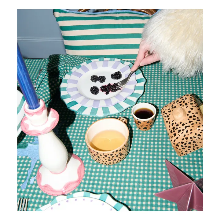 Anna + Nina Leopard Expresso Cup Brown Smallable