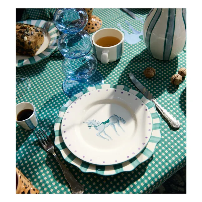 Piatto da colazione Pegasus | Bianco