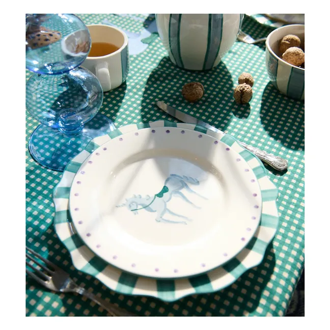 Piatto da colazione Pegasus | Bianco