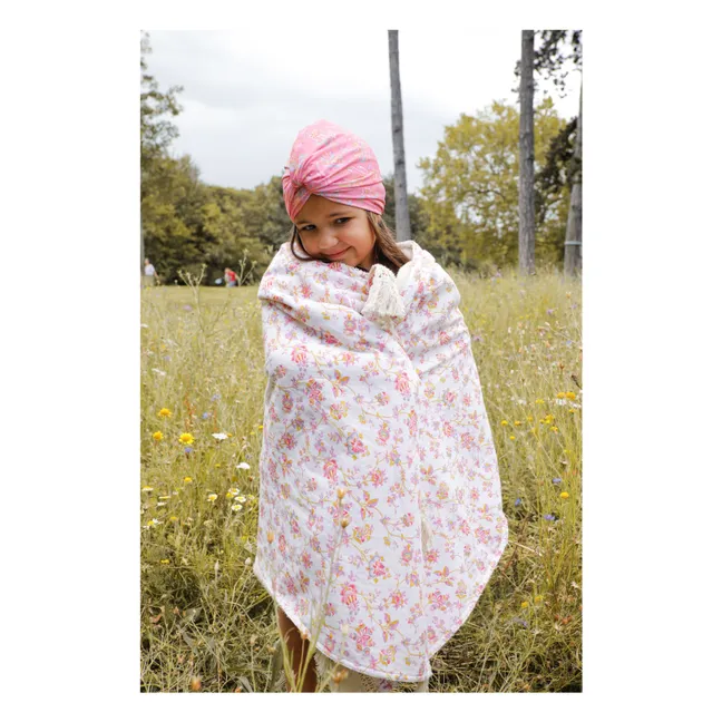 Lana beach towel in organic cotton | Cream