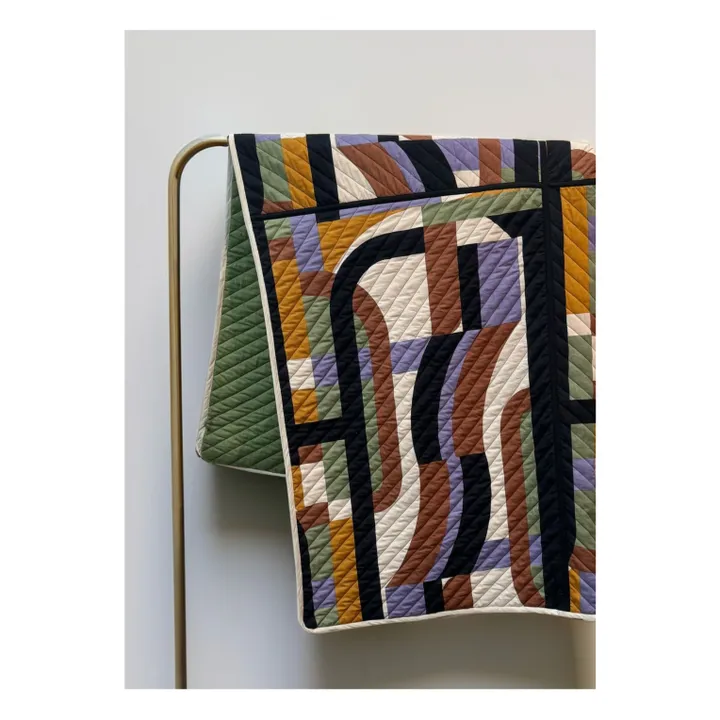 Boutis en coton Supersonic | Vert- Image produit n°0