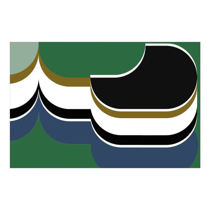 Coussin en velours Wonder | Vert- Image produit n°1