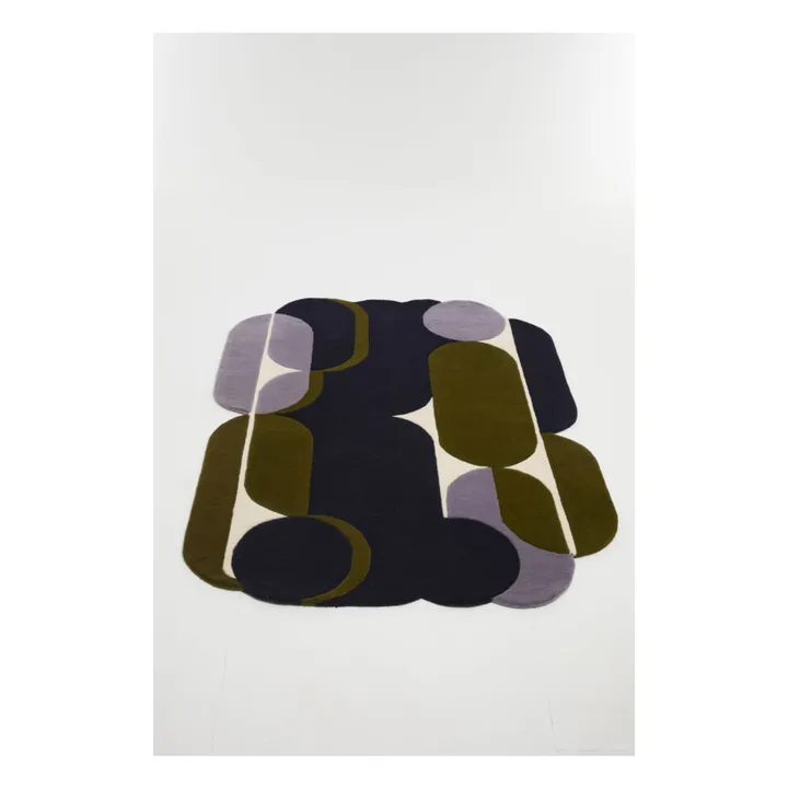 Tapis Nymphe | Vert kaki- Image produit n°0