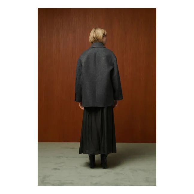 Jupe Claude Soie | Acier