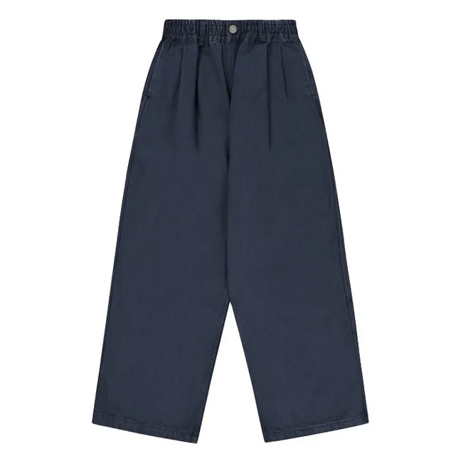 Kation Two-Pleat Pants | Dark grey