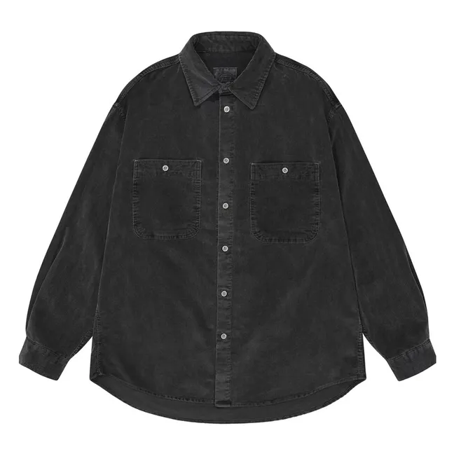 Chemise Velours Côtelé | Gris foncé