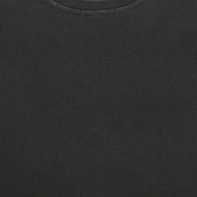 Pigment-Printed Cotton Sweatshirt | Dark grey