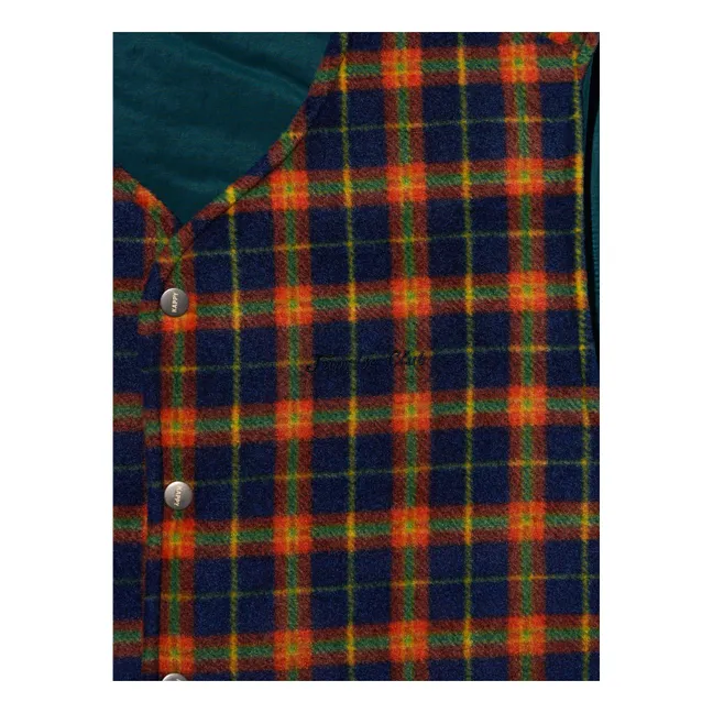 Reversible Sleeveless Jacket | Khaki