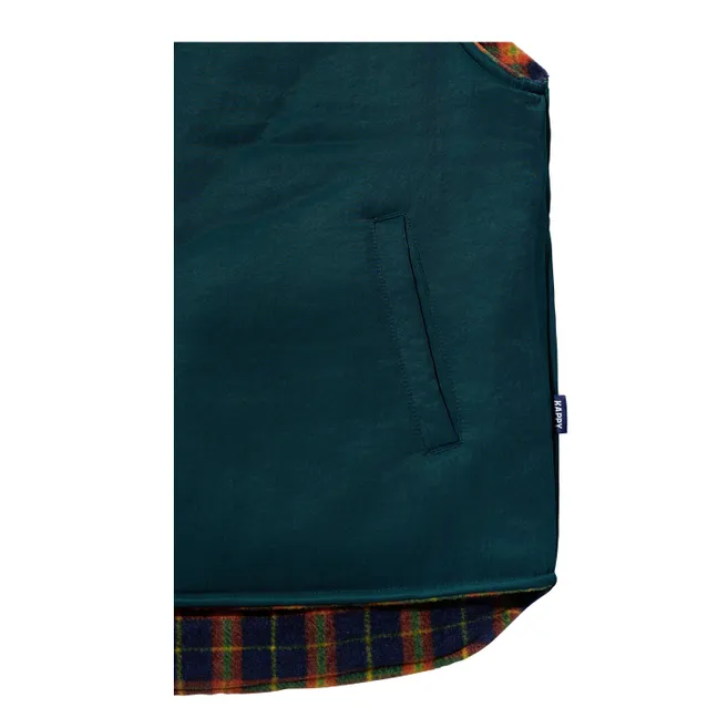 Reversible Sleeveless Jacket | Khaki