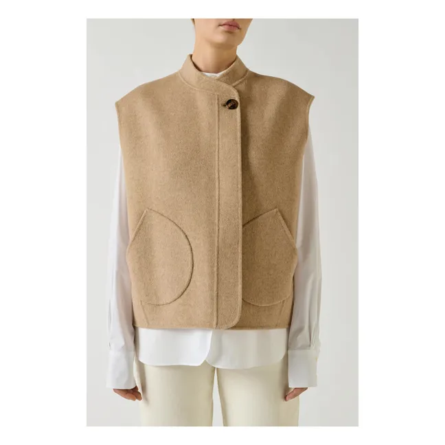 Chaqueta de lana Adeline | Beige