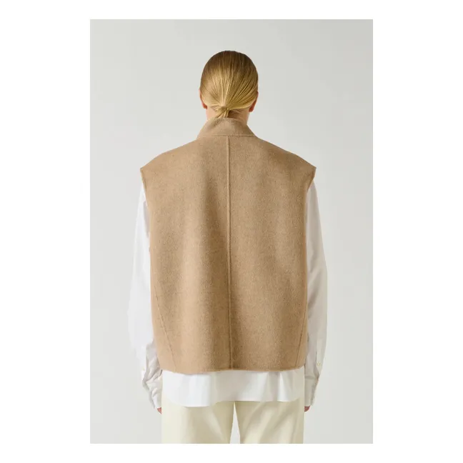 Chaqueta de lana Adeline | Beige
