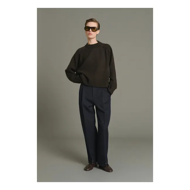 Pull Will Laine Mérinos | Chocolat