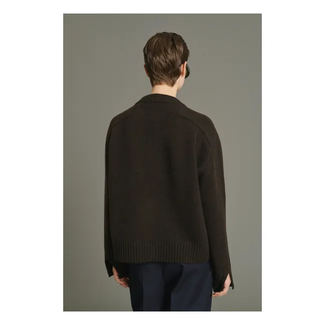 Pull Will Laine Mérinos | Chocolat