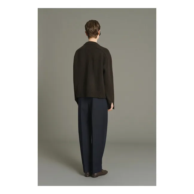 Pull Will Laine Mérinos | Chocolat
