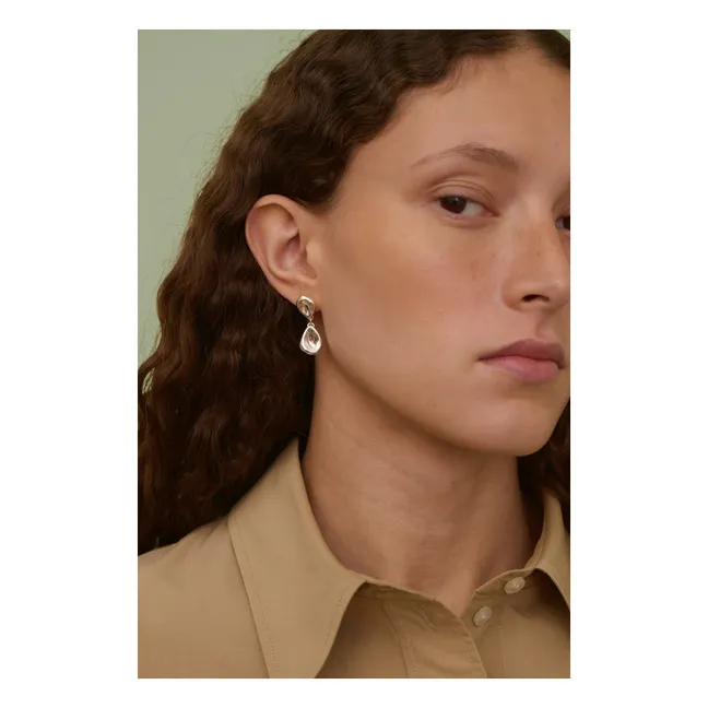 Boucle d'oreille dormeuse (à l'unité) | Argenté